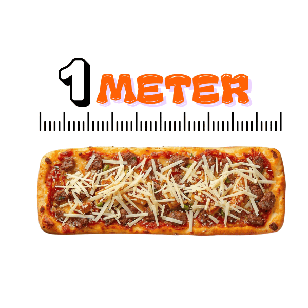 Meter-Pizza Döner 1M