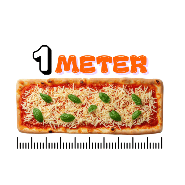 Meter-Pizza Margherita