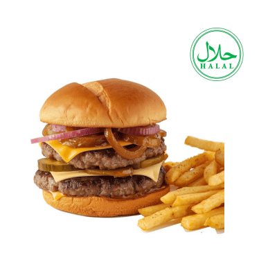 Double Smash-Cheeseburger (Helal)