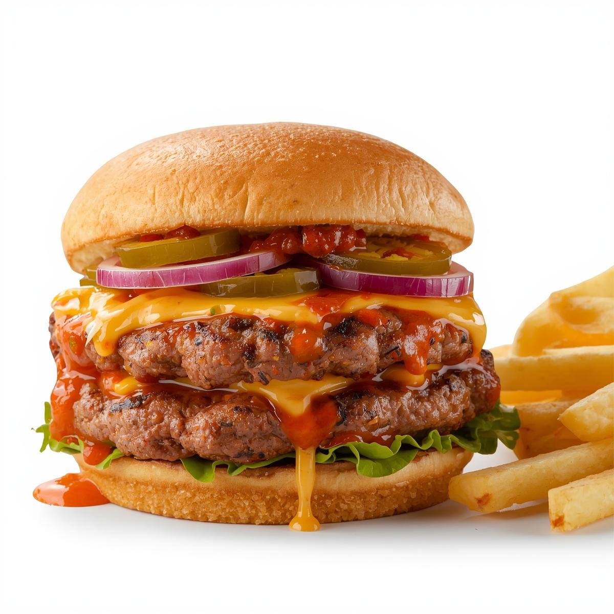 Double Chilli-Cheeseburger (Helal)